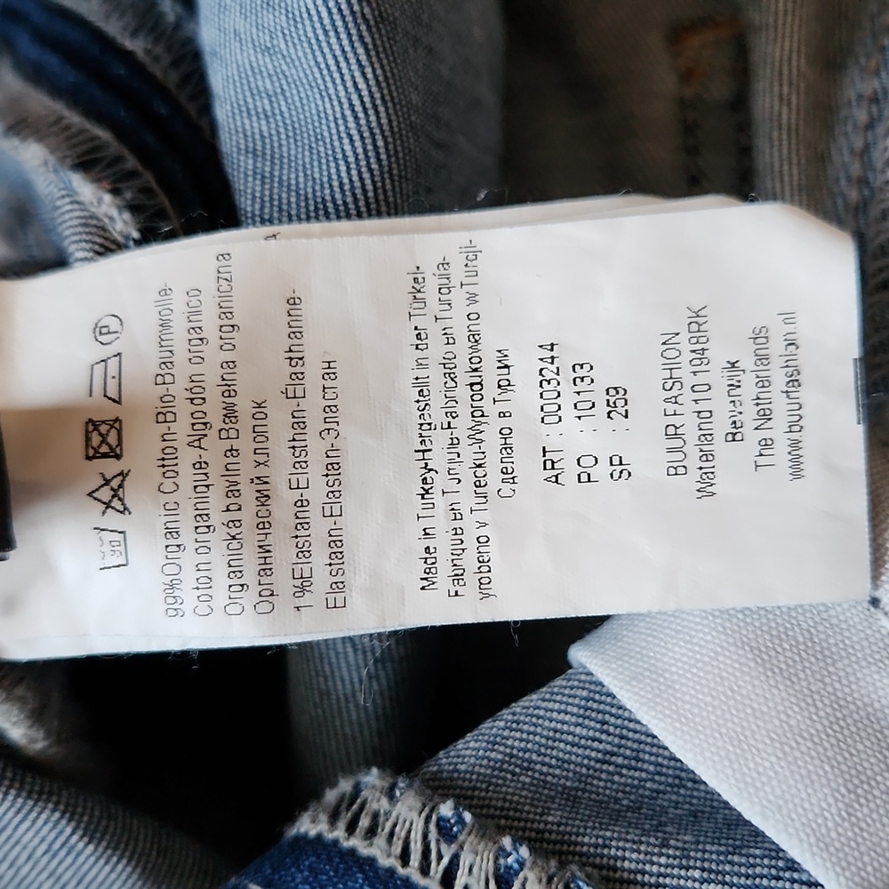 YEST D-NIM Jeans Dark Blue Denim Straight Leg Jeans Size 4 - Picture 10 of 12